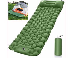 Compacte opblaasbare slaapmat