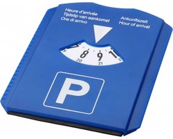 Parkeerschijf met ijskrabber