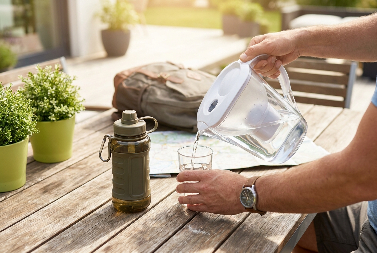 Het verschil tussen een waterfilter en een waterzuiveringsfles