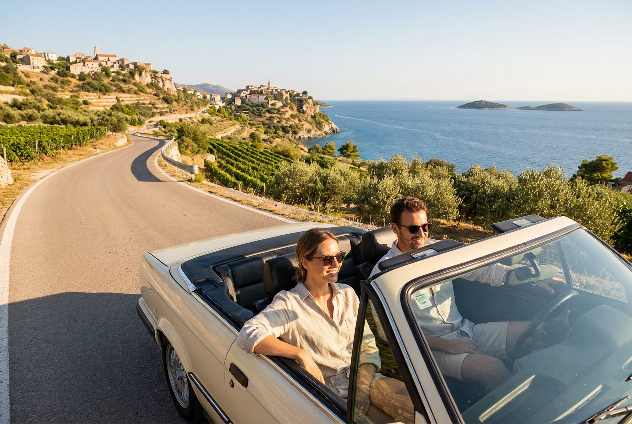 De mooiste autoroutes langs de kust van Kroatië