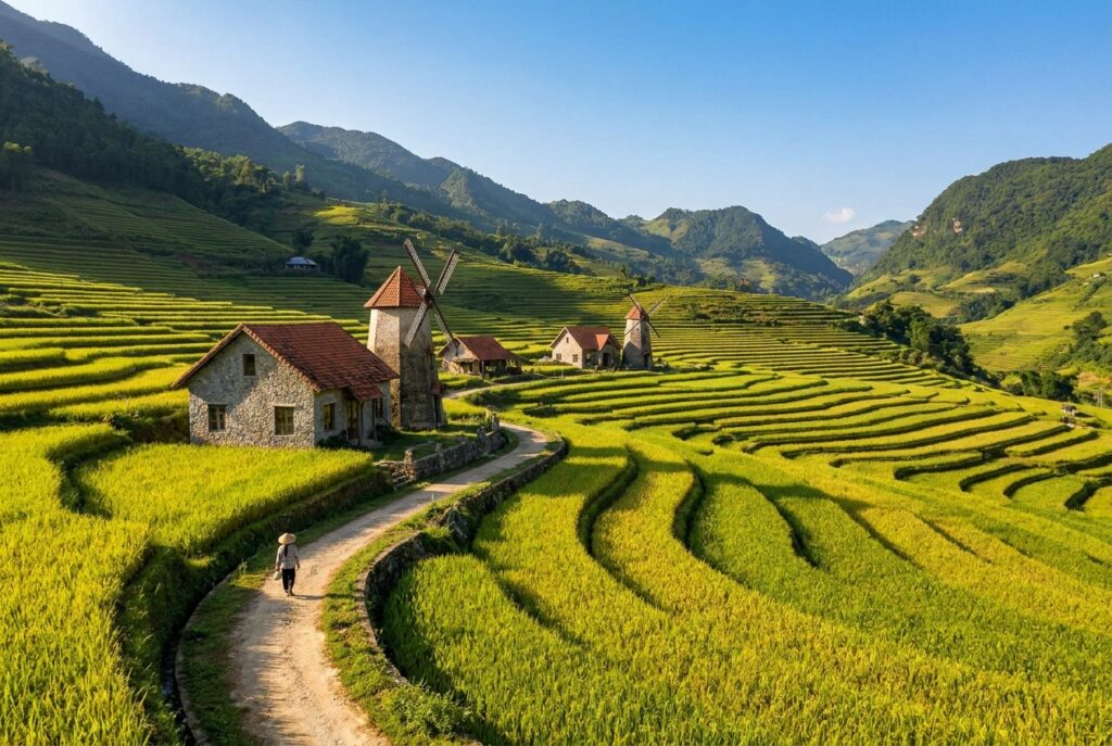 Tips voor het bezoeken van de rijstvelden in Vietnam