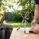 Welke campingstoel is het lichtst om mee te nemen op een trekking? campingstoel